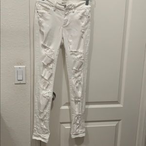 Ripped white  jean